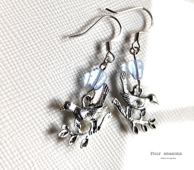激安アクセサリ・限定400円ピアス・鳥と小枝のピアス3