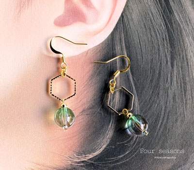 激安アクセサリ・限定400円ピアス・シャボン玉ピアス2