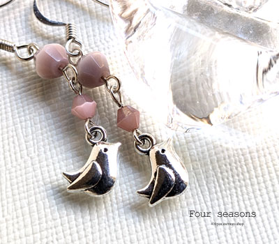 激安アクセサリ・限定400円ピアス・小さな鳥のピアス3